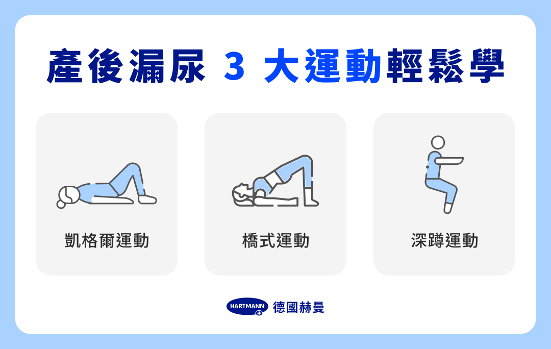 產後漏尿 3 大運動