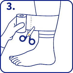 如何使用PehaHaft自黏透氣彈性繃帶、醫用黏性固定貼